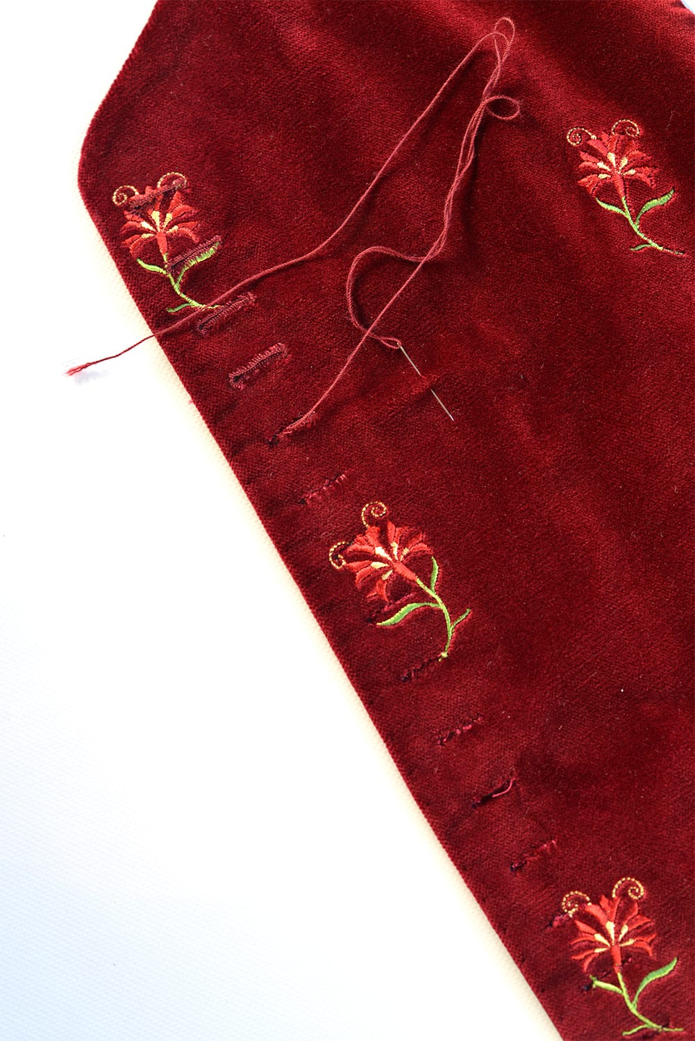 Gorenjska narodna noša detajl